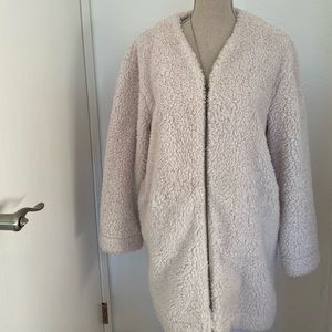 Uniqlo fleece long sleeve coat